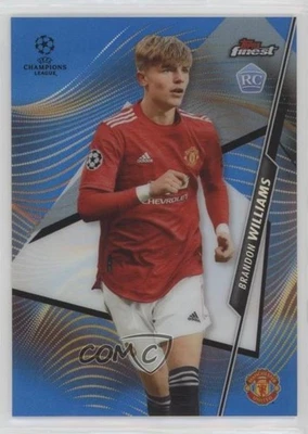 2020-21 Topps Finest UCL Blue Refractor /150 Brandon Williams #21 Rookie RC - Image 1 of 2