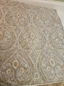 š· Restoration Hardware ITALIAN CYPRESS Paisley Brown Tan Blue Queen DUVET ITALY - Picture 1 of 3