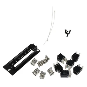CAT6 Panel RJ45 Networking Electronic Cable Wall Mount Rack Adapter - Afbeelding 1 van 8