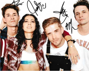 * THE SUMMER SET * signed 8x10 photo * BOOMERANG * LIGHTNING IN A BOTTLE * COA * - Picture 1 of 2