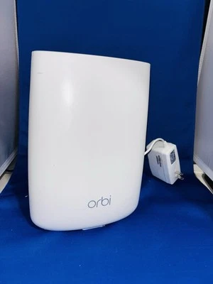 Netgear Orbi RBR50v2 AC3000 Satellite Tri-Band WiFI Mesh Router With Power Cord - Image 1 of 4