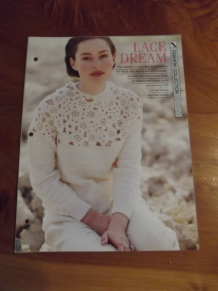 CROCHET & KNIT PATTERN LACE DREAM FASHION COLLECTION CREATIVE NEEDLES *GREAT* - Image 1 of 1
