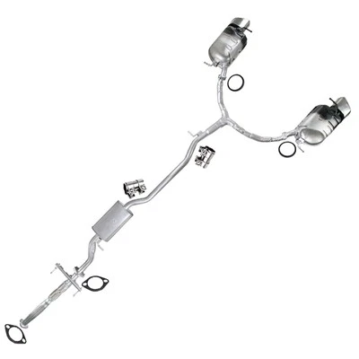 Par de silenciadores de tubo flexible Direct-Fit con kit de montaje se adapta a: 09-12 Mazda CX-9 3,7 L Foto 1 de 4