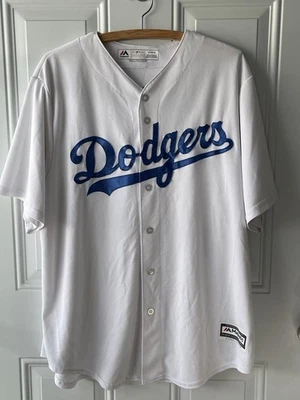 MENS Majestic white jersey XL Los Angeles LA Dodgers Gonzalez 23 - Image 1 of 4