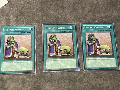 Yugioh 3x Upstart Goblin RP01-EN056 Common Pack Fresh - Image 1 of 4