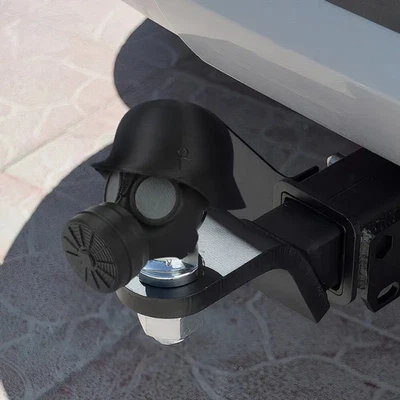 Lustige Gasmaske Abdeckkappe für Anhängerkupplung Anhängerkupplung Abdeckung (ol - Bild 1 von 3