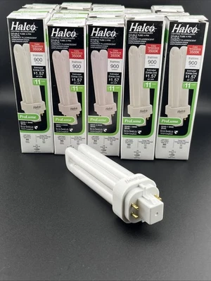 20 PACK PL13D/E/35/ECO 4-Pin (GX24Q-1 Base) 3500K 900-Lumens T4 13W HALCO - Image 1 of 4
