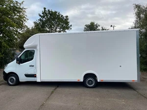 2025 NEW BUILD 2017 LEZ RENAULT MASTER XLWB LOW FLOOR LOADER XL LUTON VAN 5M BOX - Picture 1 of 5