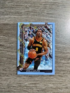 Jalen Williams 2025-26 Topps Basketball Holiday #H91 Light Blue Glitter Thunder - Bild 1 von 3