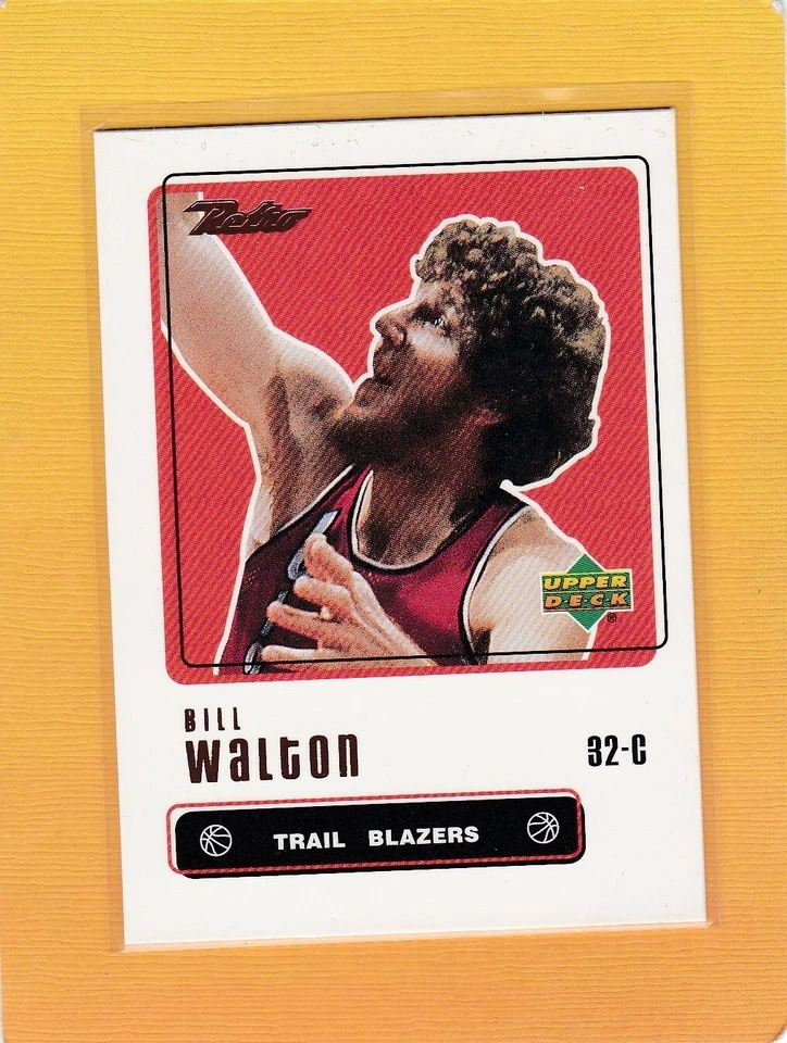 1999 UD RETRO BASKETBALL BILL WALTON #13 TRAIL BLAZERS NMMT/MINT *67639 - Image 1 of 1