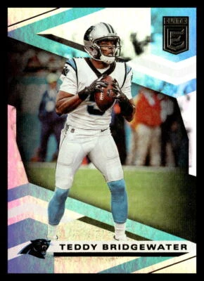 2020 Donruss Elite #78 Teddy Bridgewater Carolina Panthers Football Card - Image 1 of 2