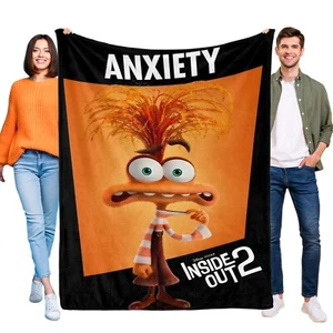 Blanket Throw for Inside Out 2 Anxiety Kids Boys Girls Birthday Gifts Home Decor - Picture 1 of 7