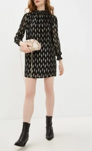 Claudie Pierlot Women's Dress Size 36 FR / S Sheer Long Sleeve CFPRO00925 - Picture 1 of 11