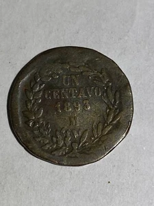 1893 Mo - Mexico - Un Centavo - Nice RARE old coin!!! - Bild 1 von 2