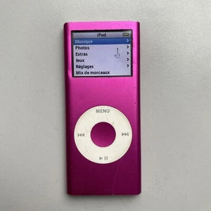 Hs - Apple Ipod Nano 2ème Gen 4go 4gb - A1199 - Bouton Menu Hors Service - Photo 1/12