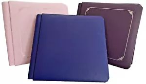 Creative Memories 7x7 Scrapbook Album Pink Blue Purple Album 12 Pages Each - Picture 1 of 10