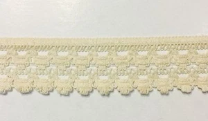 Cluny Lace Trimming Color: Natural - Put-Up: 10 Continuous Yards - Picture 1 of 2