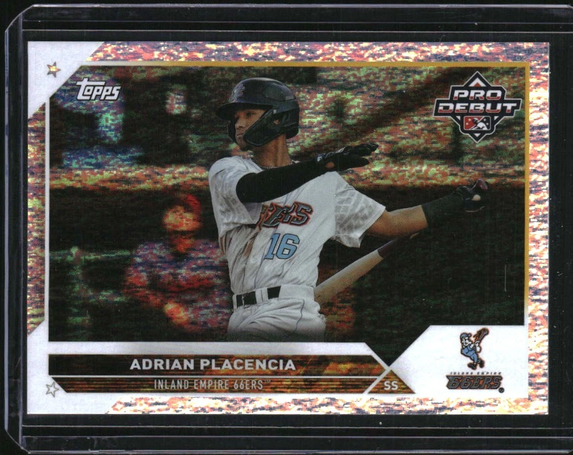 2023 Topps Pro Debut - Adrian Placencia - Sparkle Foil 83/175 - No. PD-126