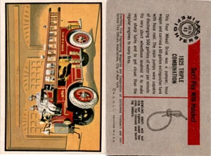 1953 Bowman, Firefighters, #43 1925 Triple Combination Truck - Picture 1 of 1