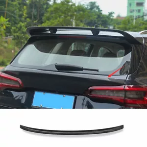 For BMW X5 G05 2019-2023 Carbon Fiber Rear Middle Trunk Spoiler Wing Flap Bar - Picture 1 of 7