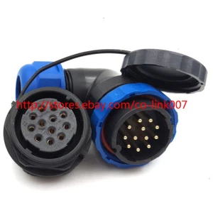 Conector impermeable SD28 12 pines, enchufe conector mamparo de aviación 10A - Imagen 1 de 5