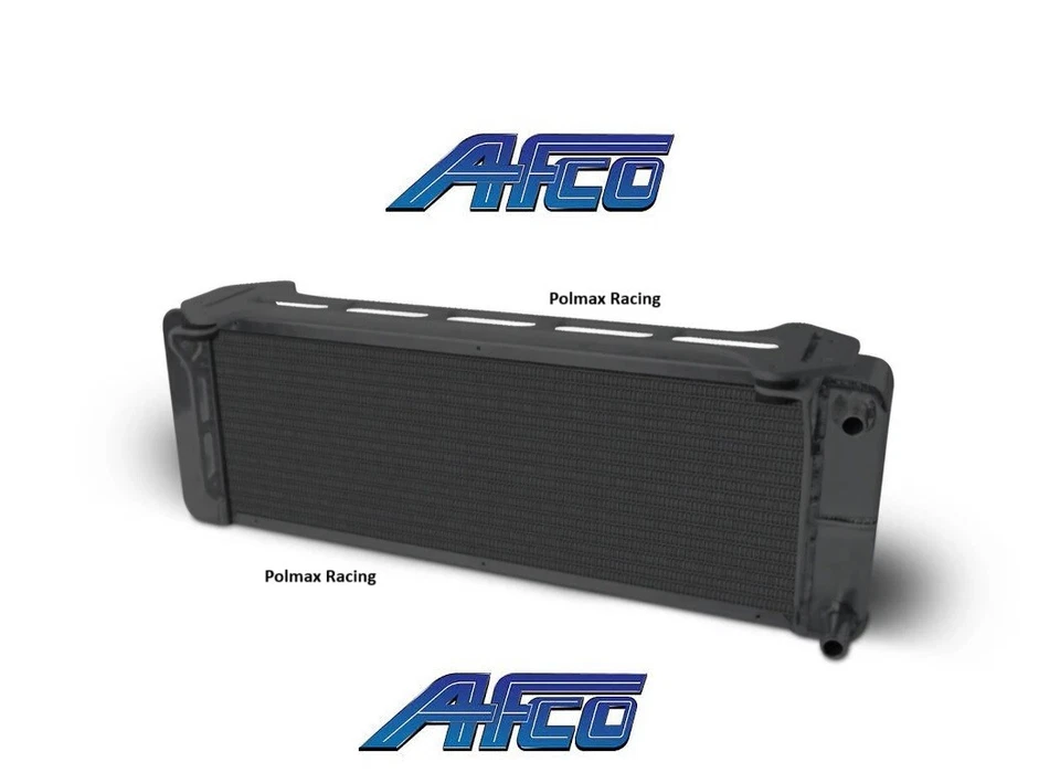 Intercooler Intercooler Intercambiador de Calor Recubierto Térmico Negro Afco Racing Performance Actualización Foto 1 de 1