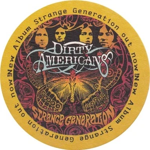 Tapa de cerveza DIRTY AMERICANS Terciopelo Revolver | BMG RCA Strange Generation - Imagen 1 de 2
