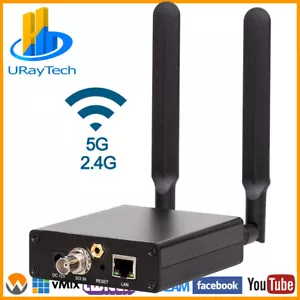 Convertidor inalámbrico HD HD HEVC H.265 H.264 SDI a HTTP RTSP UDP RTMP HLS ONVIF SRT - Imagen 1 de 8