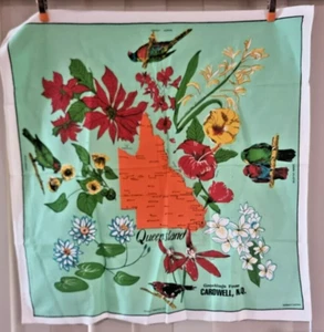 Souvenir Queensland 'Cadwell North Queensland' Tablecloth 87cm x 86cm - Picture 1 of 8