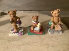 Vintage Avon - Days Of The Week Bears Collection - Lot Of 3 Tues Thurs Friday
