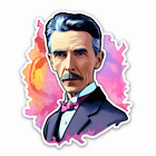 Autoaufkleber Sticker Nikola Tesla Aufkleber