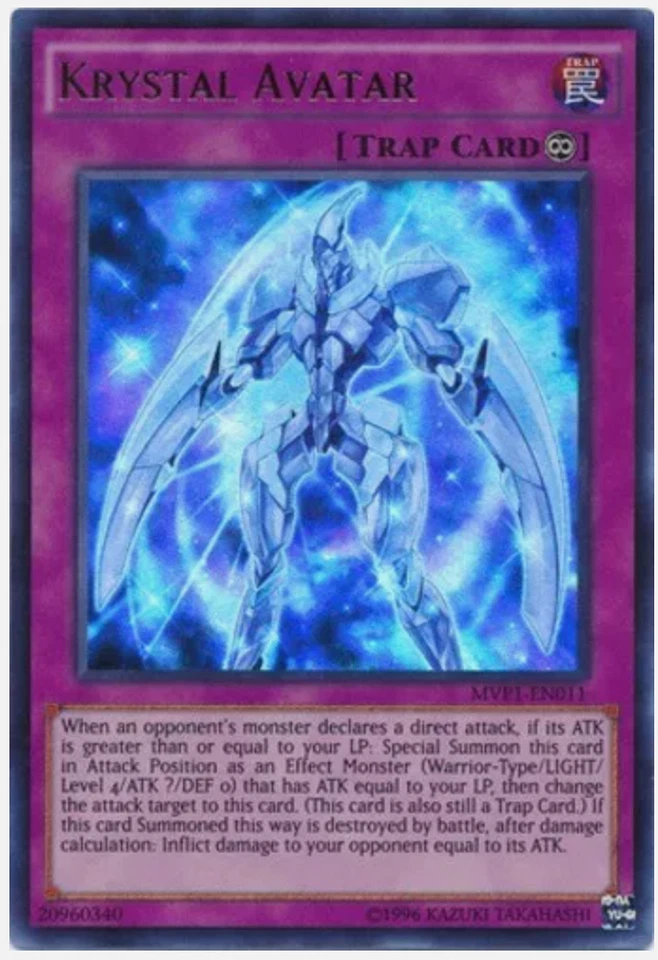 Yu-GI-Oh! - Krystal Avatar - MVP1-EN011 - Ultra Rare - UNL - NM/M - NEW - Image 1 of 1