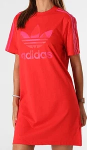 Women's Adidas Marimekko T Dress Trefoil Logo Women RRP £65 - Picture 1 of 3