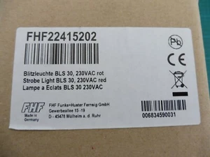 1 x lampa błyskowa FHF BLS 30; 230VAC; czerwona; FHF22415202 - Zdjęcie 1 z 3