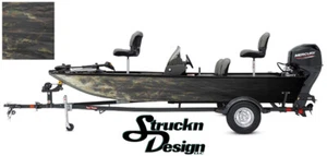 Camo Camouflage USA Graphic Fishing Vinyl Wrap Kit Fish Decal Brush Boat Bass - Picture 1 of 1