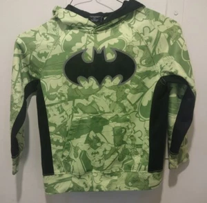 BATMAN KIDS HOODIE PULLOVER SWEATSHIRT SIZE 6/7 - Picture 1 of 5
