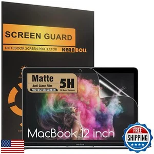 KEANBOLL 3Pcs Matte Anti-Glare Screen Protector For Apple MacBook 12 Inch Wit - Afbeelding 1 van 5
