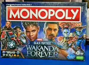 Monopoly: Marvel Studios' Black Panther: Wakanda Forever Edition Board Game - Picture 1 of 5