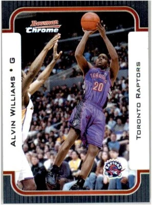 2003-04 Bowman Chrome Alvin Williams #89 Refractor #063/300 RAPTORS MINT - Image 1 of 2