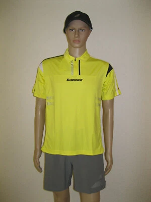 Babolat Polo Perf Men Gelb mit Reißverschluss