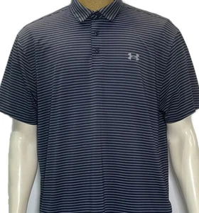Camisa de golf Under Armour polo de golf XL poliéster azul elastano manga corta - Imagen 1 de 6