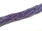 Iolite Cubic Zircon Rondelle Faceted 3Mm Loose Gemstone Beads 12"Inch 1 Strand