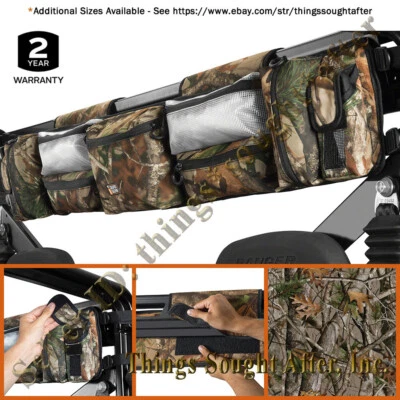 Organizador de almacenamiento con jaula antivuelco UTV para bolsa de carga camuflada Yamaha Viking para 3 y 6 personas Foto 1 de 4