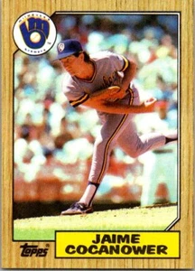1987 Topps #423 Jaime Cocanower - Picture 1 of 1