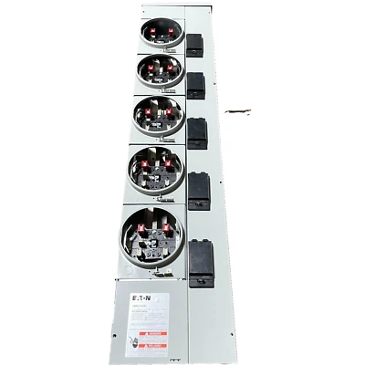 EATON 3MM512RRL 仪表 室内 户外 3P 无环 5-gang 125A 800A — 第 1/4 张图片