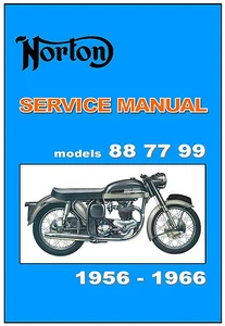 NORTON Workshop Manual 88 1956 1957 1958 1959 1960 1961 1962 1963 1964 1965 1966 - Picture 1 of 6