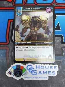 Jacob Blackcrest - World of Warcraft TCG Cat Promo 1/2 *CCGHouse* - Picture 1 of 6