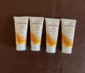 (4) Jergens Body Lotion Ultra Healing Extra Dry Skin Moisturizer, Travel Sz 2oz - Picture 1 of 2