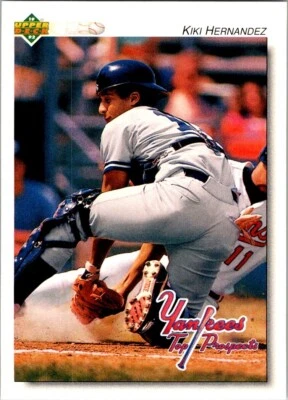 1992 Upper Deck Minor League - Kiki Hernandez #158 (RC) - Image 1 of 2