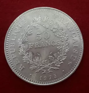 50 FRANCOS DE PLATA 1975 - Imagen 1 de 4